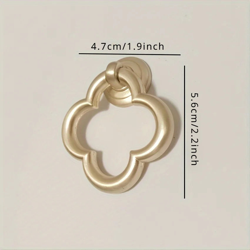 Cabinet knob drawer knob, zinc alloy gold knob, suitable for dressing table, kitchen, bathroom cabinet handles Qme