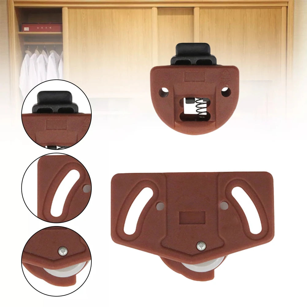 Wardrobe Sliding Door Pulley Wheel Runner Closet Moving Bottom Lower Qme
