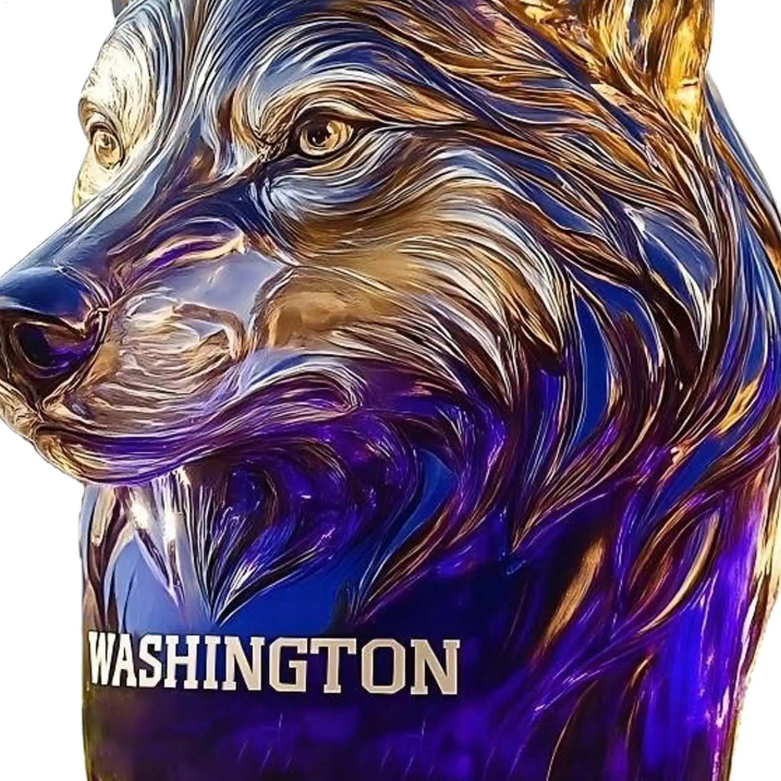 Wine Bottles Leak-proof Glass Alcohol Dispenser Dog Head Art Statue Qme