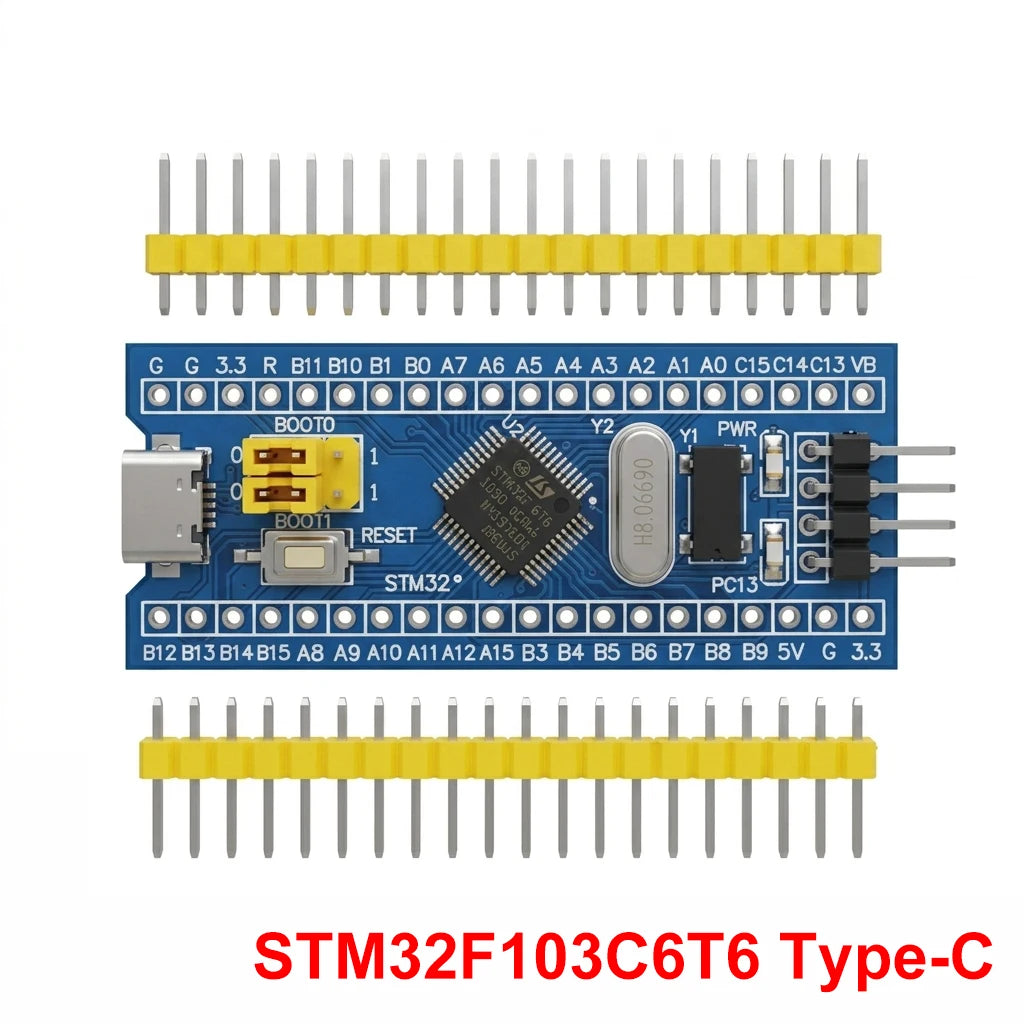 STM32F103C6T6 STM32F103C8T6 ARM STM32 Minimum System Development Board Module For Arduino Qme C6T6 Type-C