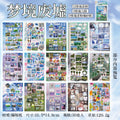 30/60 sheets Kawaii Reshaping Time Series Die Cutting Coil Sticker Book DIY Scrapbook Japanese Stationery Decoration ﻿Kit Qme B