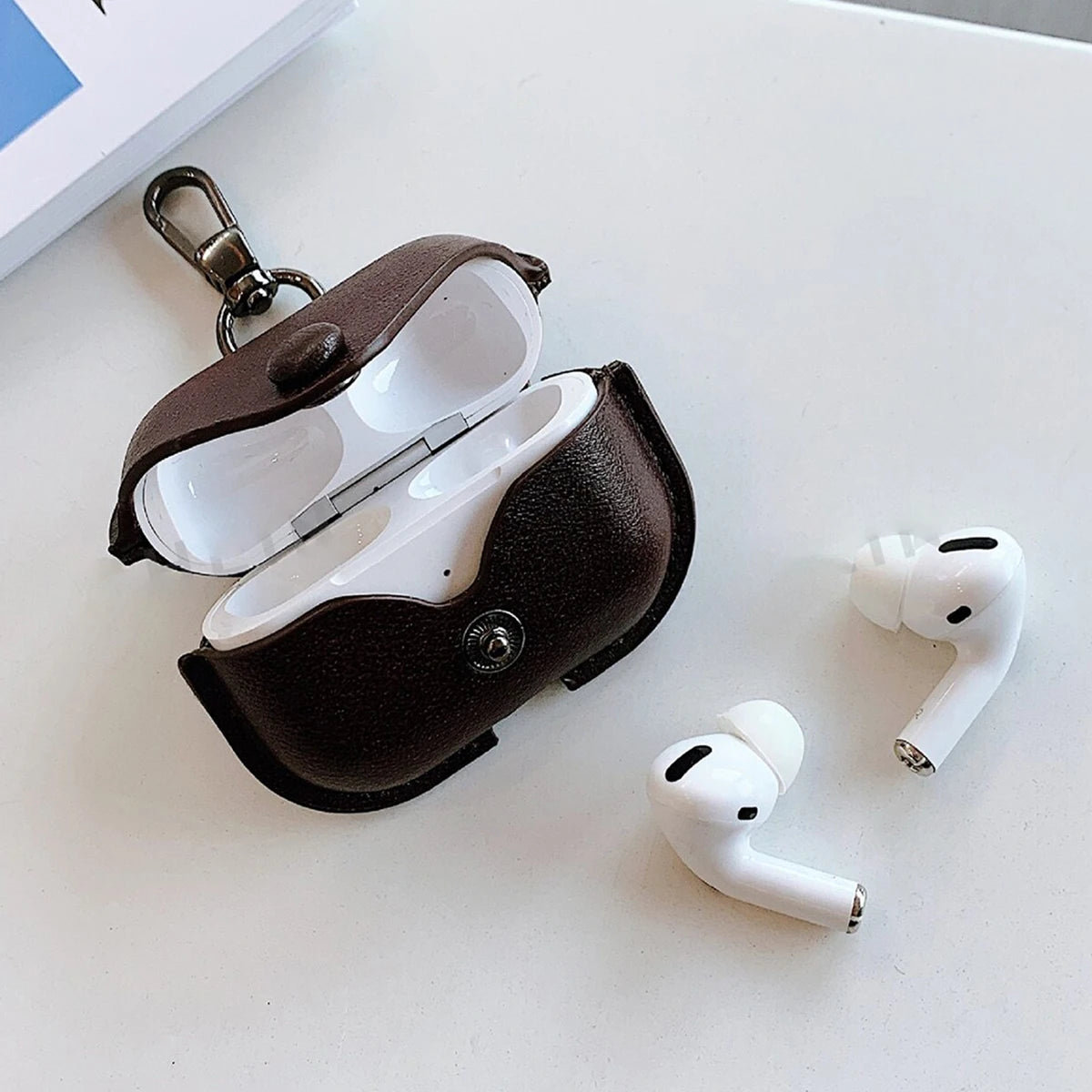 Leather Apple Earphone Case Suitable 1 2 3 Pro2 Bag Wireless Qme