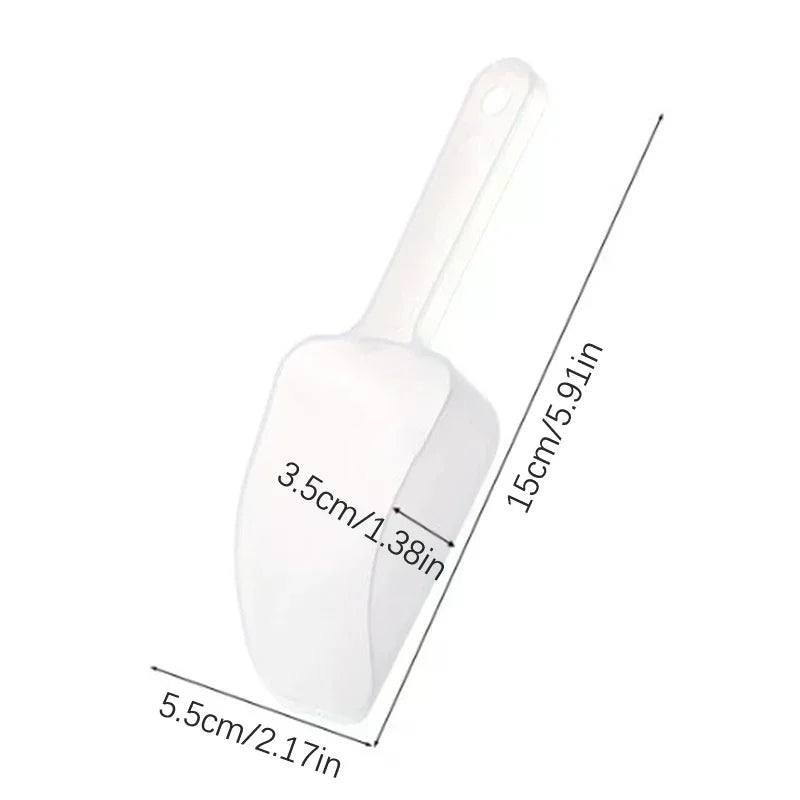 Plastic Ice Shovel Flour Food Candy Cream Scoop Dessert Rice Kitchen Qme