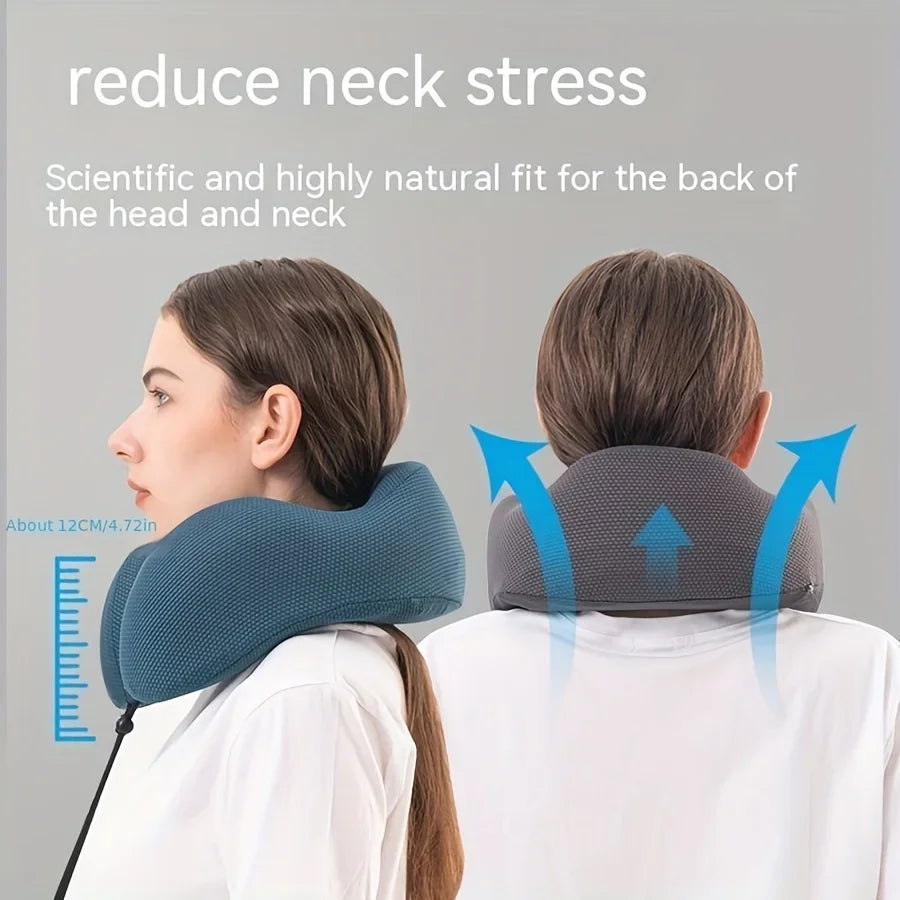 Cervical Pillow Outdoor Camping U-shaped Memory Cotton Travel Storage Qme