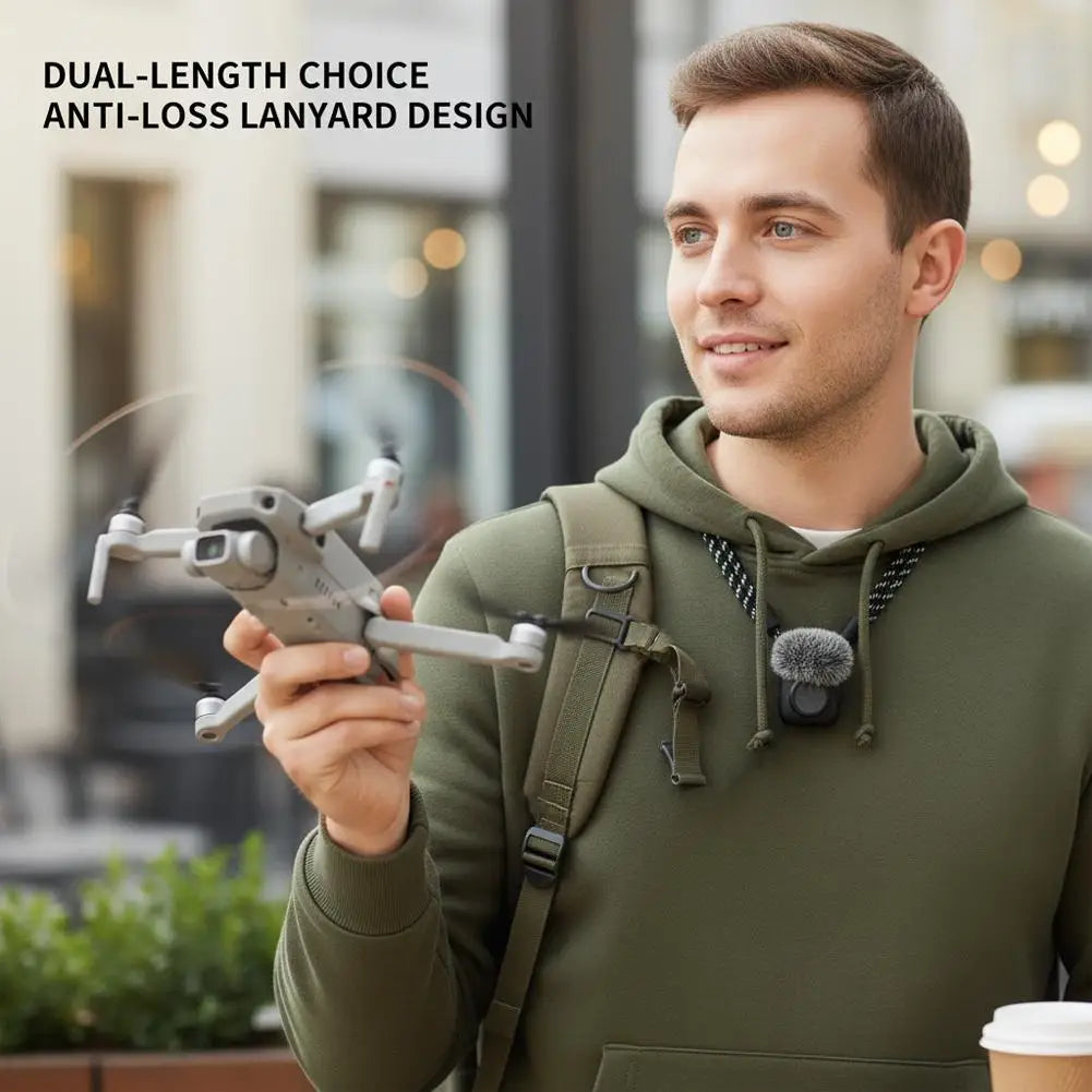 Magnetic Neck Strap for DJI Mic Mini 2/Mic 2 Mount Bracket Adjustable Lanyard for DJI Mic Mini 2/Mic 2 Microphone Accessories Qme
