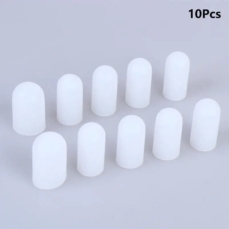 5 Silicone Finger Protector Heat Resistant Anti Scalding Cots Qme 10Pcs