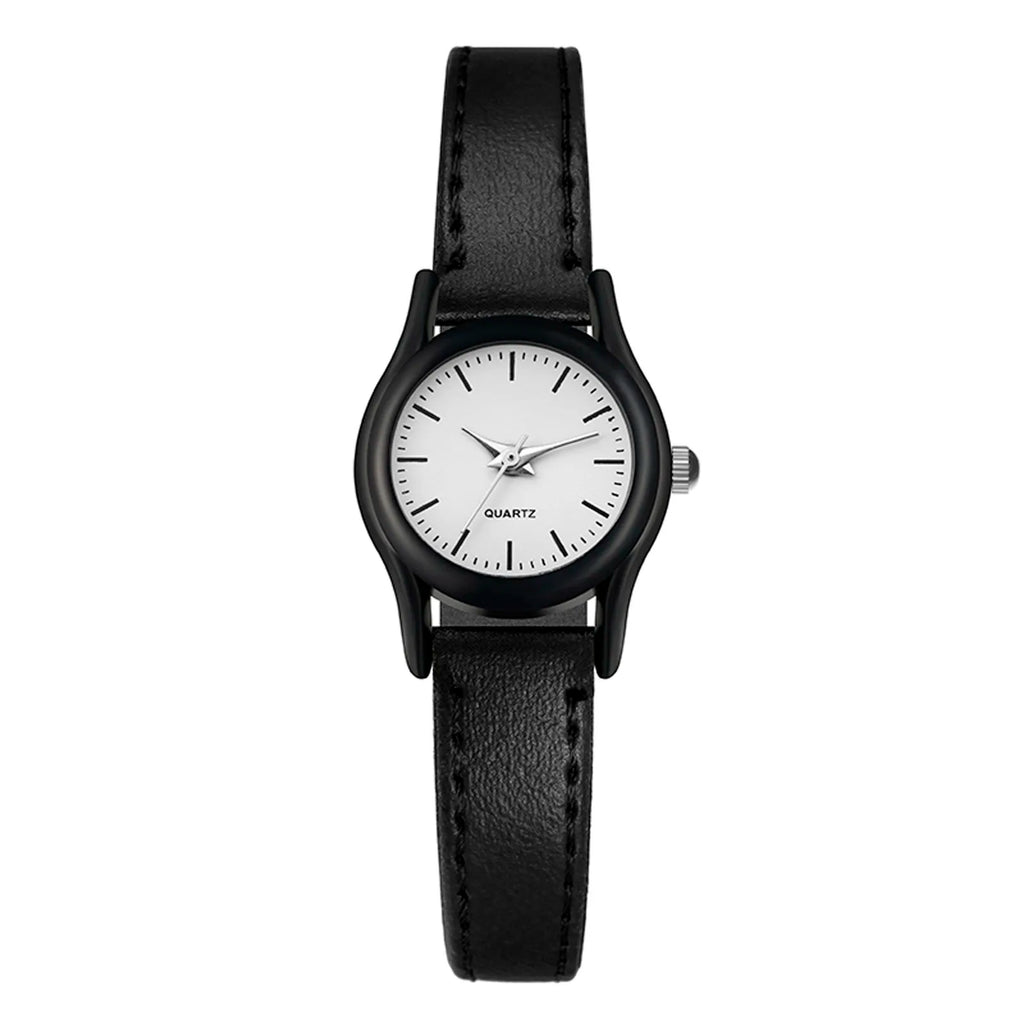 Unisex Lovers Fashion Business Formal Place And Daily Life Design Hand Watch Simple High End Stainless Steel Leather Watch Qme A