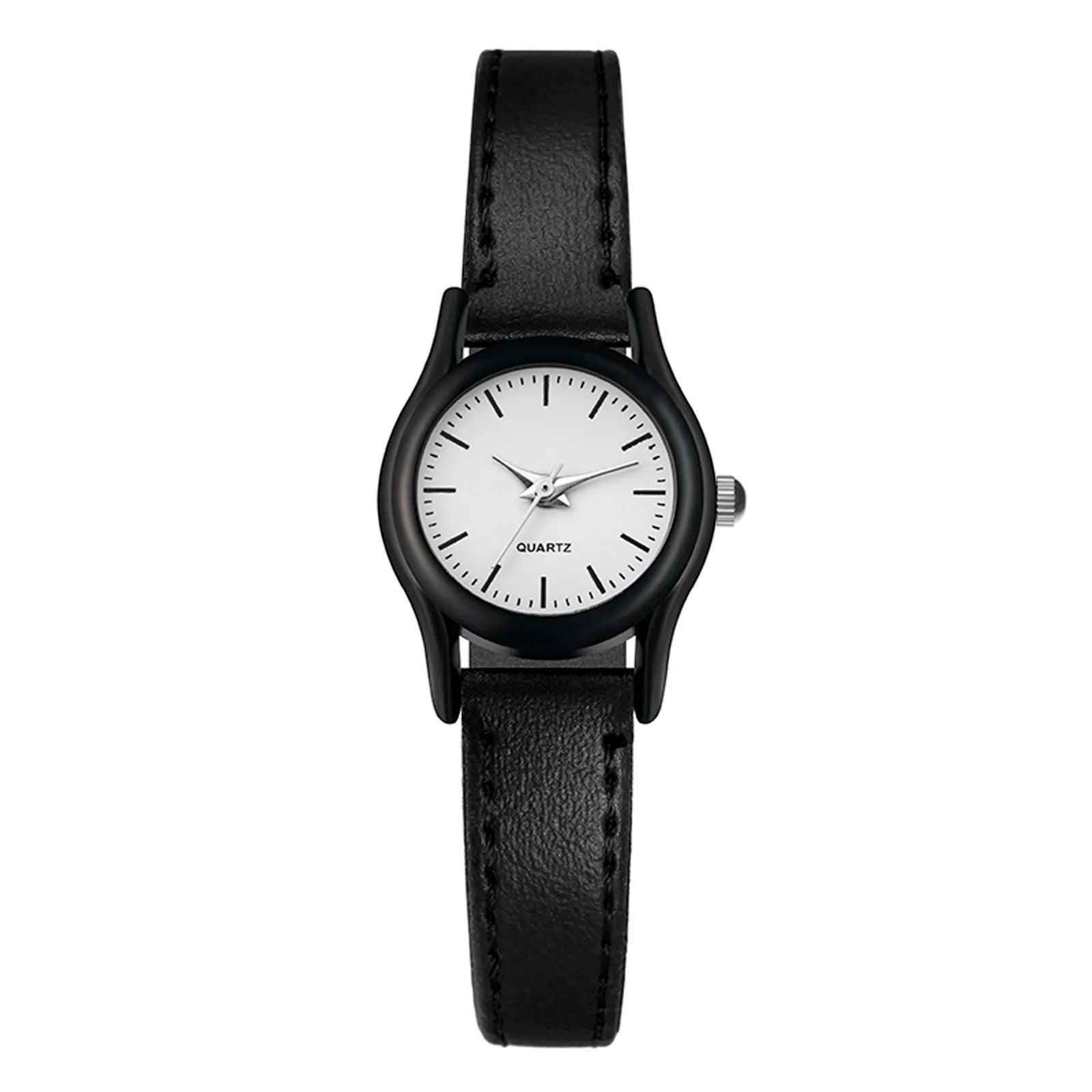 Unisex Lovers Fashion Business Formal Place And Daily Life Design Hand Watch Simple High End Stainless Steel Leather Watch Qme A