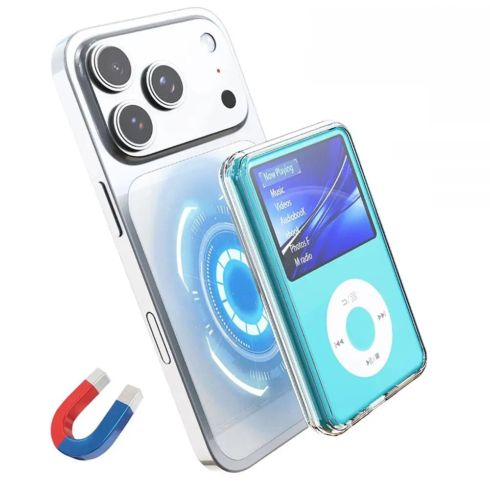For INNIOASIS Y1 Magnetic TPU Case Support Magsafe Magnetic e Ultra Thin Transprent Soft Case Portable MP3 Player Case Cover Qme A