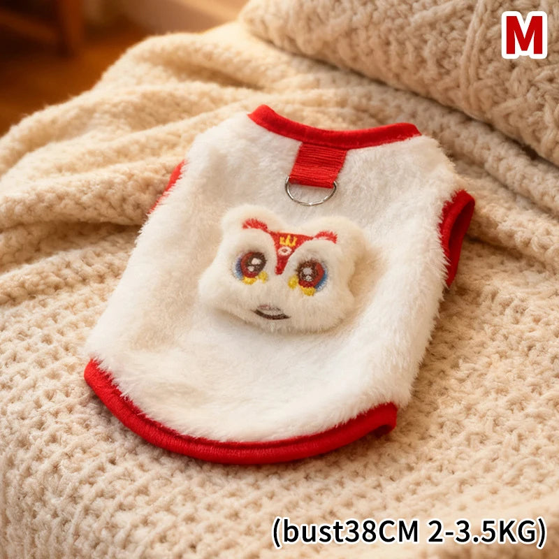 Anti-shedding Pet Sweater Coat Cats Dogs Comfortable Vests Small Qme A M