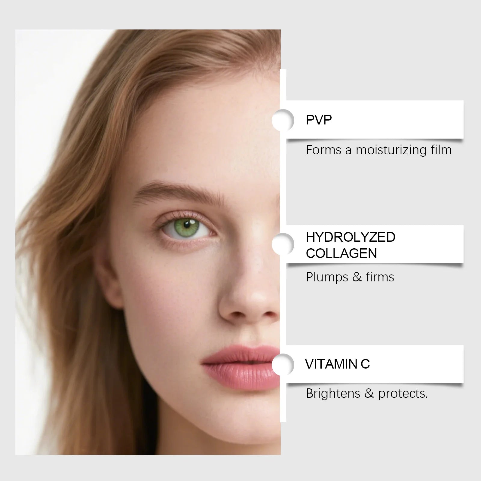 Hydrolyzed Collagen Eye Mask Hydrating Firming Anti-Wrinkle Under Eye Patches Anti Puffiness Dark Circles Soft Eye Contour Skin Qme