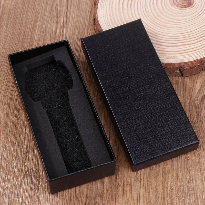 Black Rectangle Container Watch Box Travel Watches Jewelry Paper Qme