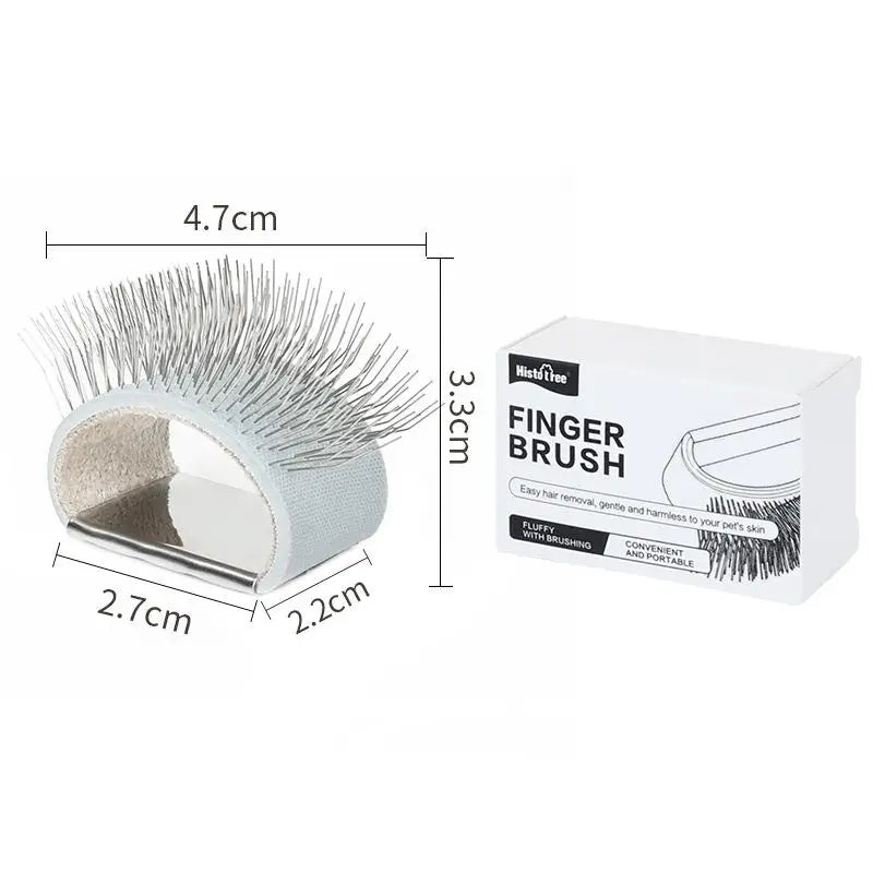 Easy Open Knots Remove Prune Hair Comb Portable Finger Pet Clean Qme