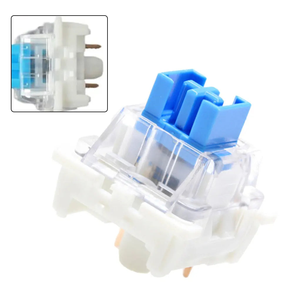 Outemu Switch Mechanical Keyboard 3Pin Tactile Silent Switches LED Qme