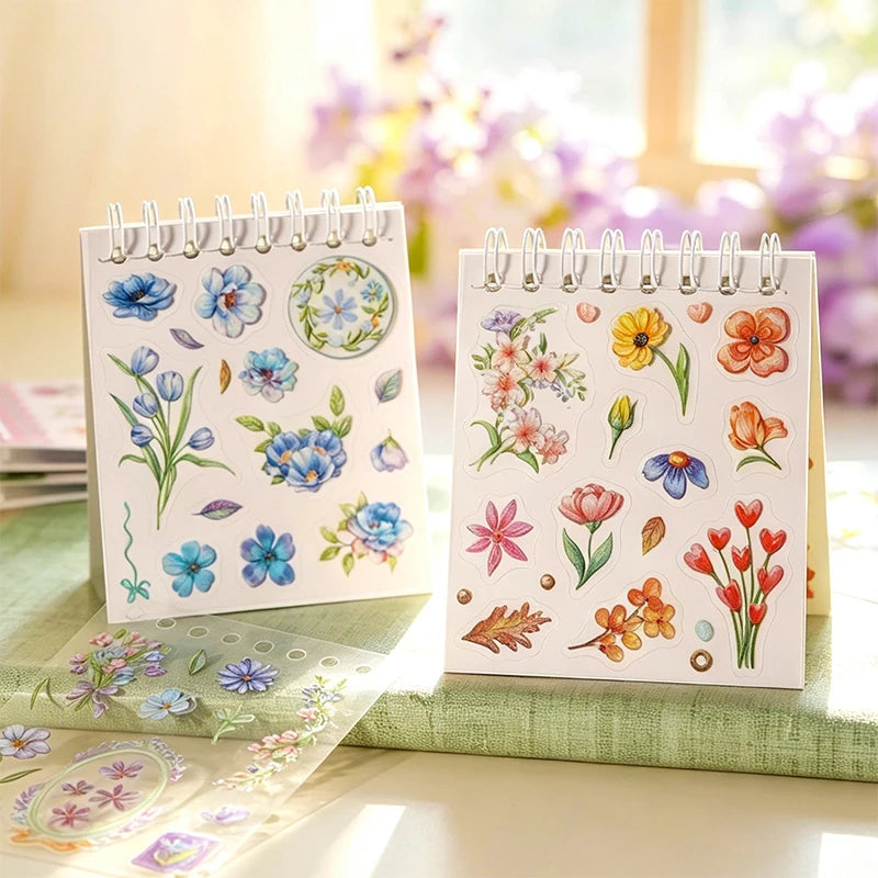Wreath & Rose Stickers for Journaling and Kuka Card Making, Decor Decals for Cups, Tumblers & Phone Cases, Back to School Haves Qme