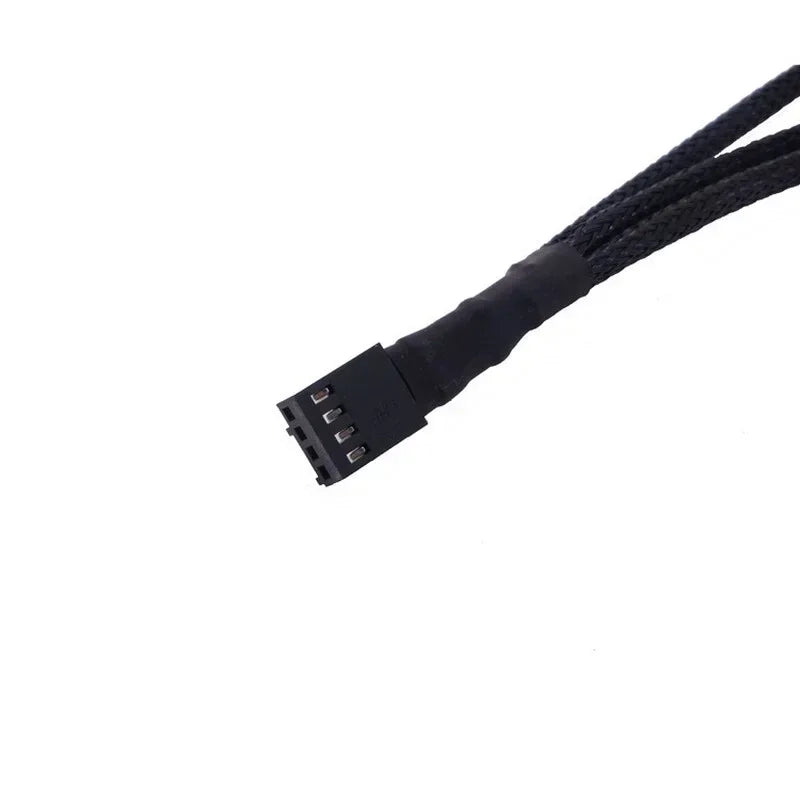Fan Hub CPU Cooling 1 to 3 Port 12 V to Fan-Header with 3 Pin PWM Controller Dedicated Supply Extension Cable Qme