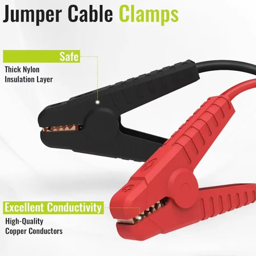 Jump Cables Starting Adapter Auto Booster Cable Car Use Tool For Ryobi 18V Li-ion Battery With Switch Car Accessories Qme