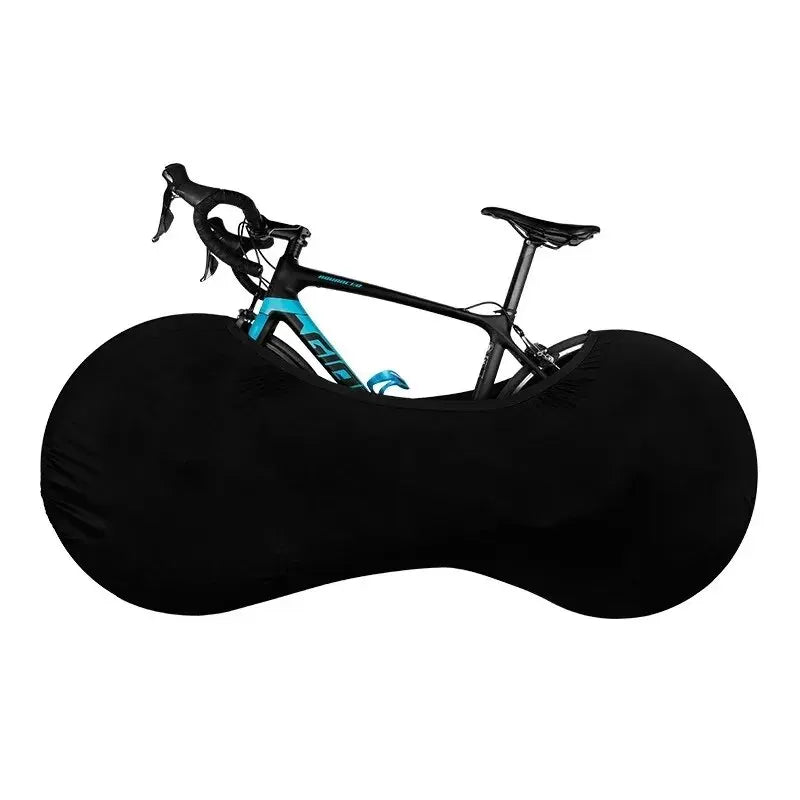 Bicycle Protector Cover MTB Road Cycling Protective Gear Anti Dust Wheels Frame Cover Scratch Proof Storage Bag Qme black