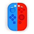 Switch JoyCon Case Silicone Protective Case Compatible Switch/Switch OLED JoyCon Controller Drop Protection Holder Case Qme Red Blue