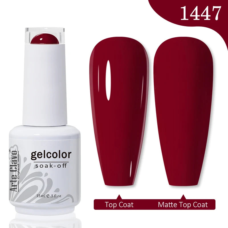 Arte Clavo Gel Nail Polishes Pink Nude Hybrid Lak Manicure