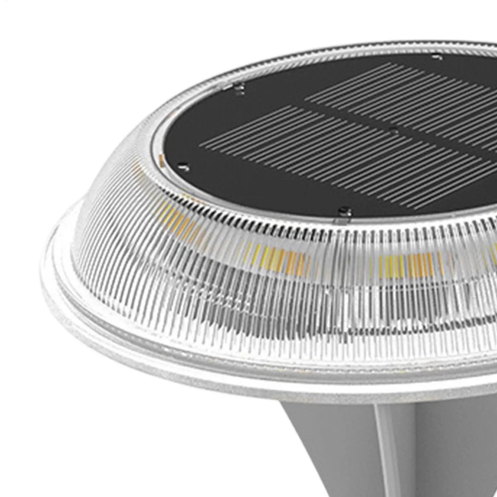 Solar Ground Lights Waterproof Fully Transparent Decor Pathway Patio Qme