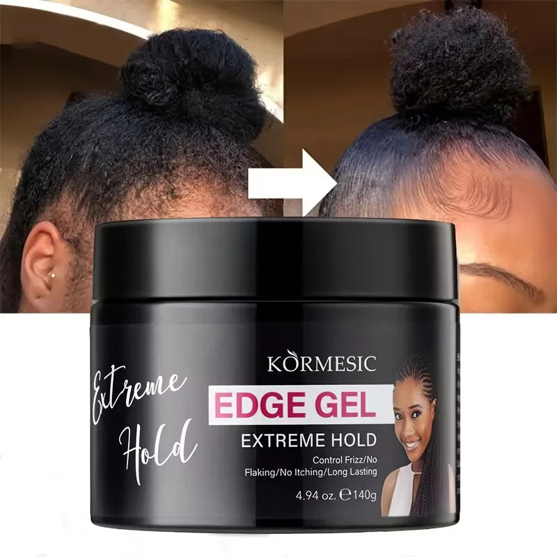 Extreme Hold Edge Gel No Itching Anti-frizz Control Long Lasting Hair Qme Default Title