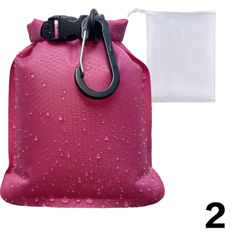 Waterproof Soap Bar Case Dish Bathroom Sealed Tableware Soap Holder Multi-functional Travel Storage Bag For Outdoor Travel Qme 2