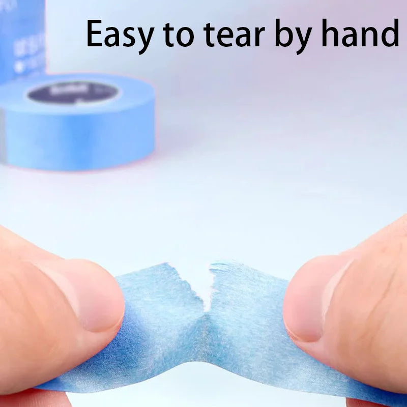 1.2cm Blue Painter Masking Tape For Painting Edges Trim Wall Ceiling Finishing Clean Trim Edge Painter's Tape Residue Free Qme