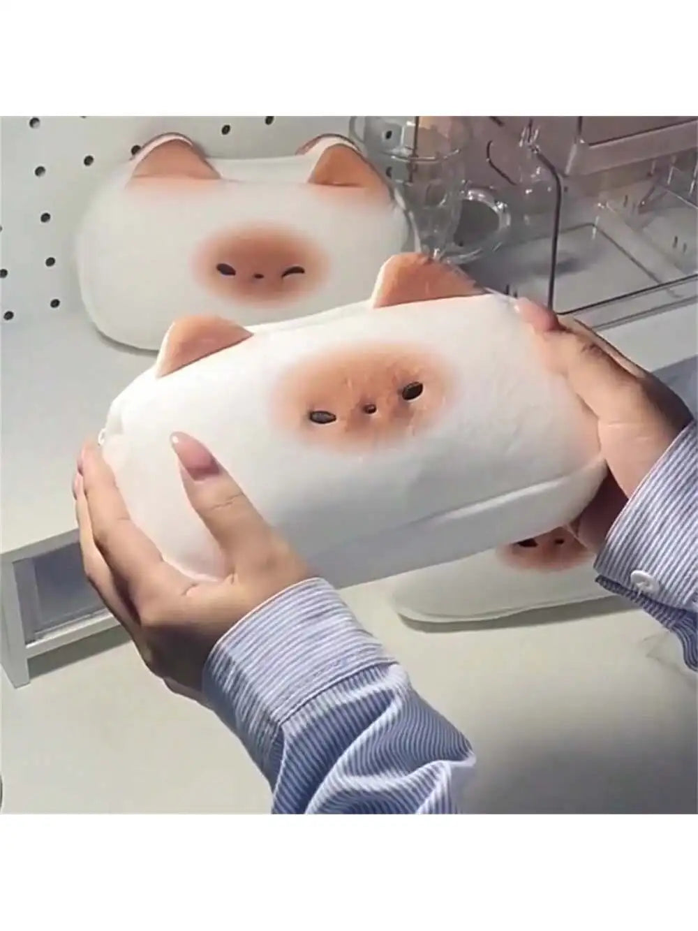 Baking Bread Shaped Cat Pen Bag I Stationery Student Storage Qme