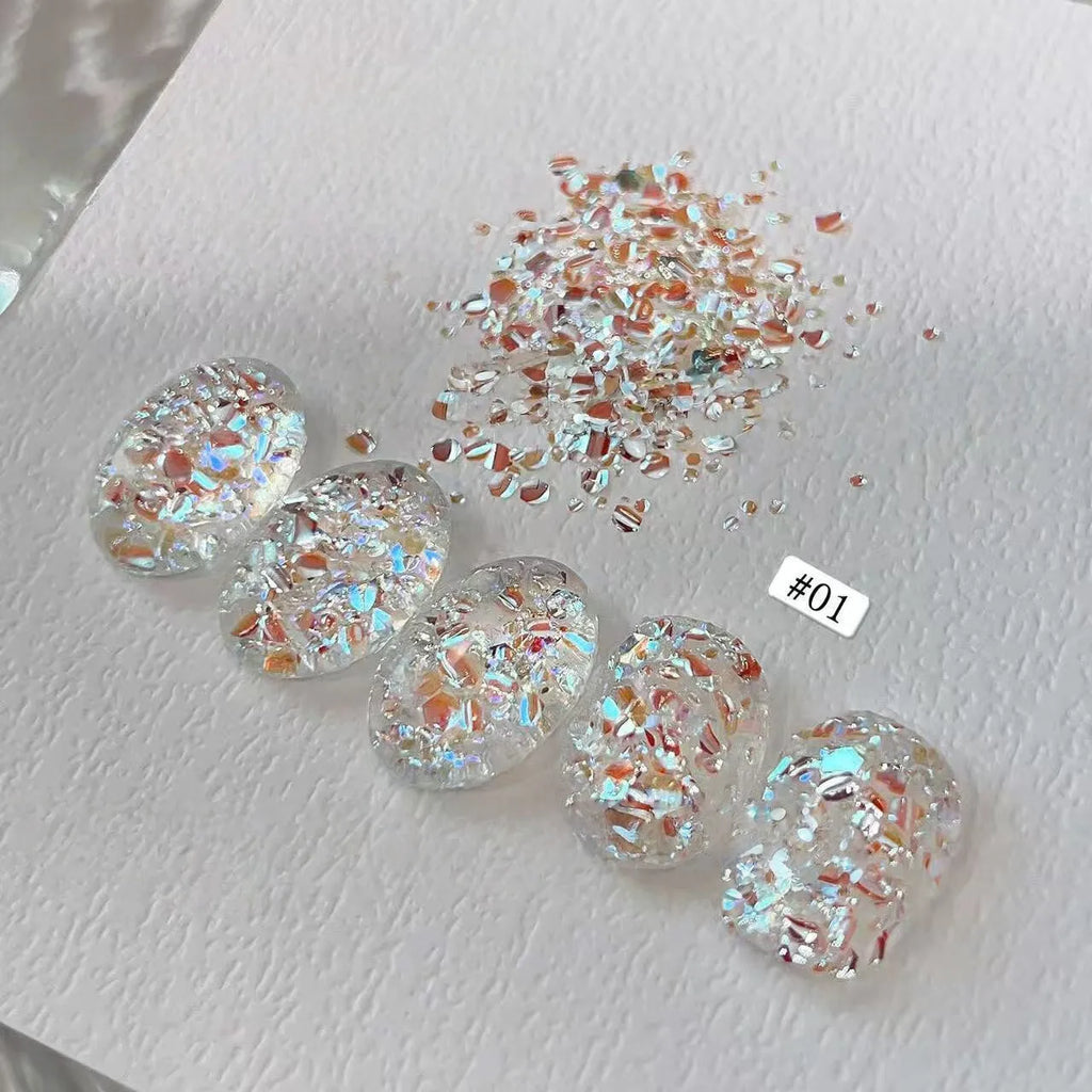 White Internet Celebrity Hot-selling Light Chasing Flash Nail Art Qme