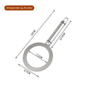 Professional Stainless Steel Brulee Rings Milk Tea Cups Baking Tools Qme A