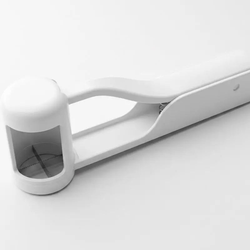 Fruit Slicer Press Stainless Steel Blade Grape Cherry Strawberry Qme White