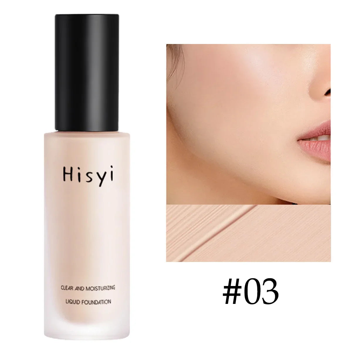 Full Coverage Liquid Foundation Matte Dewy Squeeze Tube Waterproof Qme Deep