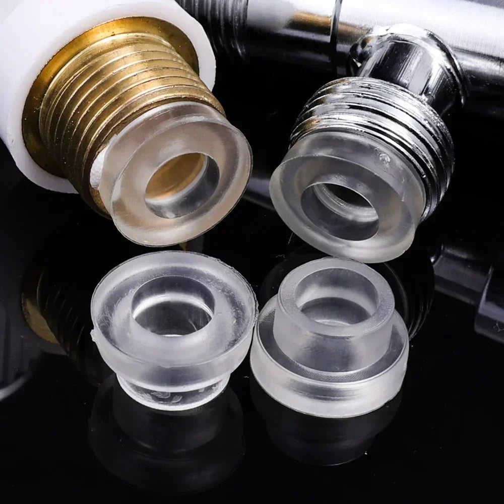 Faucet Leak-proof Sealing Gaskets Universal Washer Thread Installation Fitting Triangle Valve Free Tape Sealed Rings Washers Qme