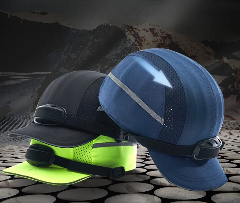 Lightweight and breathable ABS hard hat anti-smash labor insurance hat factory workshop work protective equipment Qme
