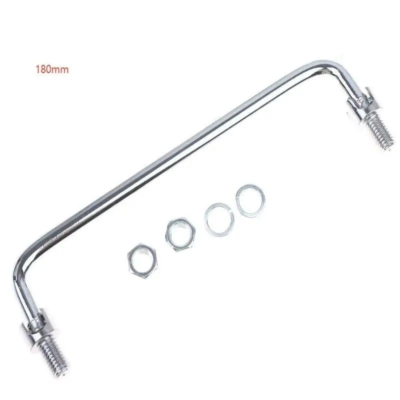 Drawer Handle Carbon Steel Folding U Shaped Mechanical Doorway Door Pulls Cabinet Furniture Handle Hardware Parts Industrial Qme 180MM