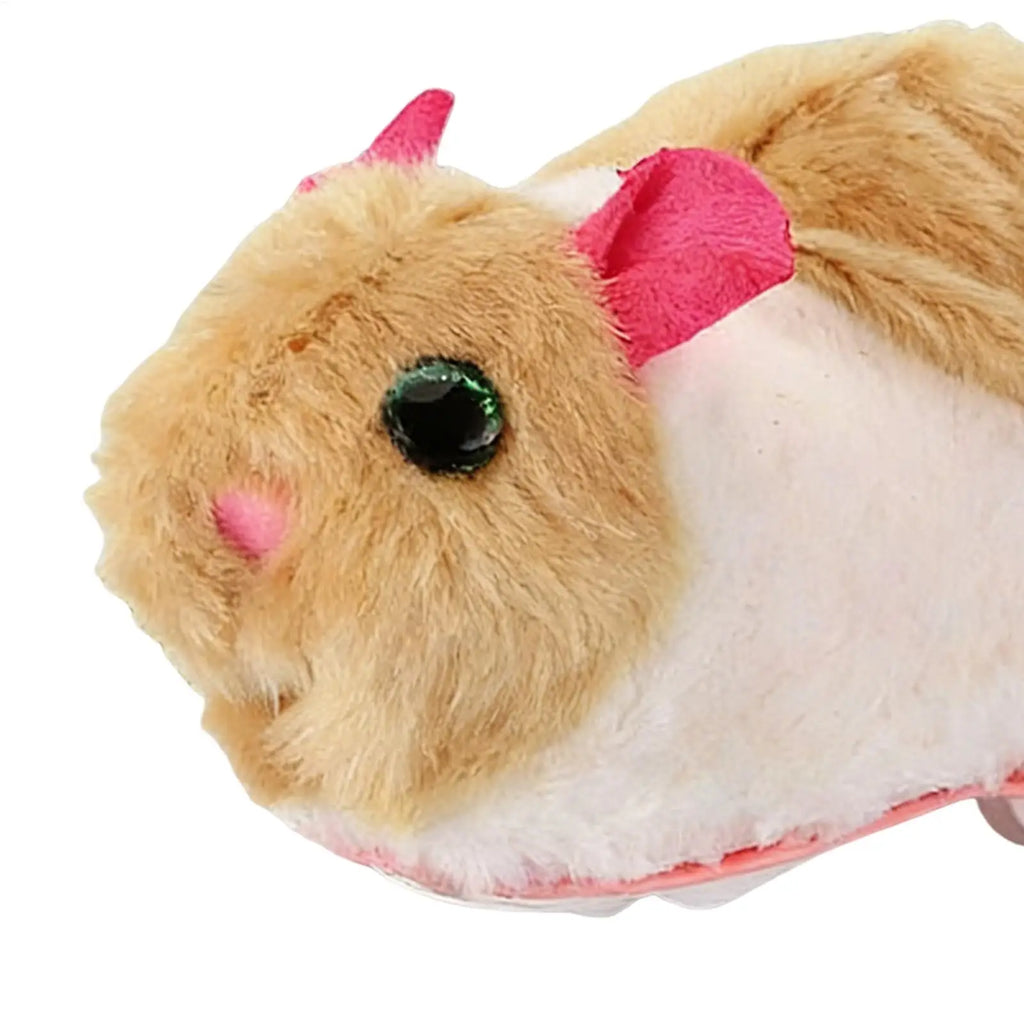 Interactive Plush Toys Automatic Rolling Ball Hamster Realistic Electric Pet for Cat Dog Bunny Child Girl Boy House Playroom Qme