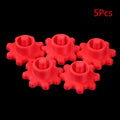4/5Pcs Silicone Tube Cap Durable Plastic Sealing Caps Silicone Hose Mouth Plug For Standard Glue Bottles Tubing Accessories Qme 5PCS