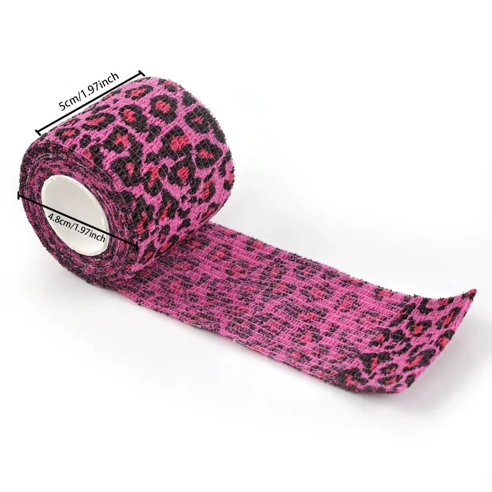 Tape Tattoo Handle Bandage Anti-slip Athletic Nonwoven Waterproof Disposable Self-adhesive Elastic Bandage Grip Cover Wrap Qme
