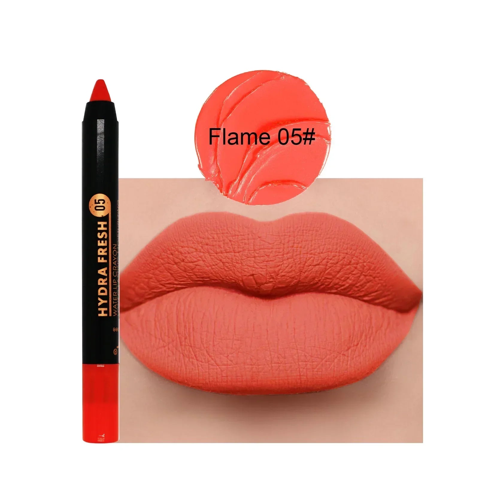 Matte Velvet Lipstick Pencil Waterproof Long Lasting Sexy Red Lip Sticks Non-Stick Cup Makeup Lip Tint Pencil Cosmetics 15Colors Qme 5