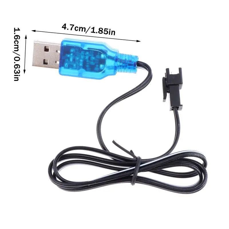 3 7V 400mA Lithium Battery Charger SM2P Forward Plug Cord Power Bank Qme