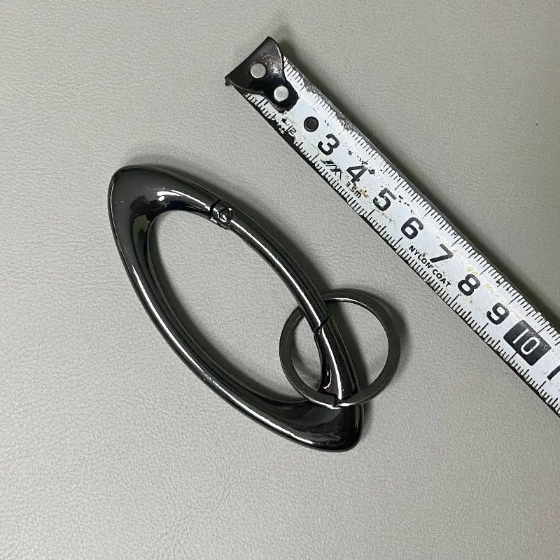 Zinc Alloy Bag Charm Trinkets Keychain Cross Carabiner Keychain Camping Hiking Outdoor Climber Waist Pendant Accessories Gift Qme A12