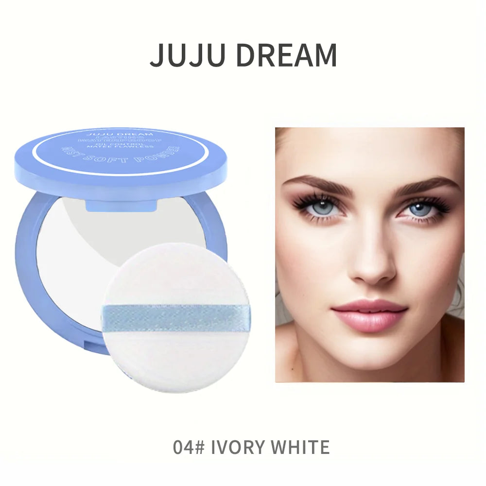 Oil-controlling Concealer Soft-focus Setting Powder Covers Pores Qme IVORY WHITE