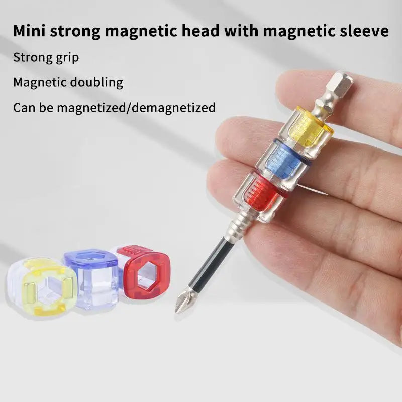 Screwdriver Bit Powerful Magnetizer Universal 1 4 Hex Drill Magnetic Qme