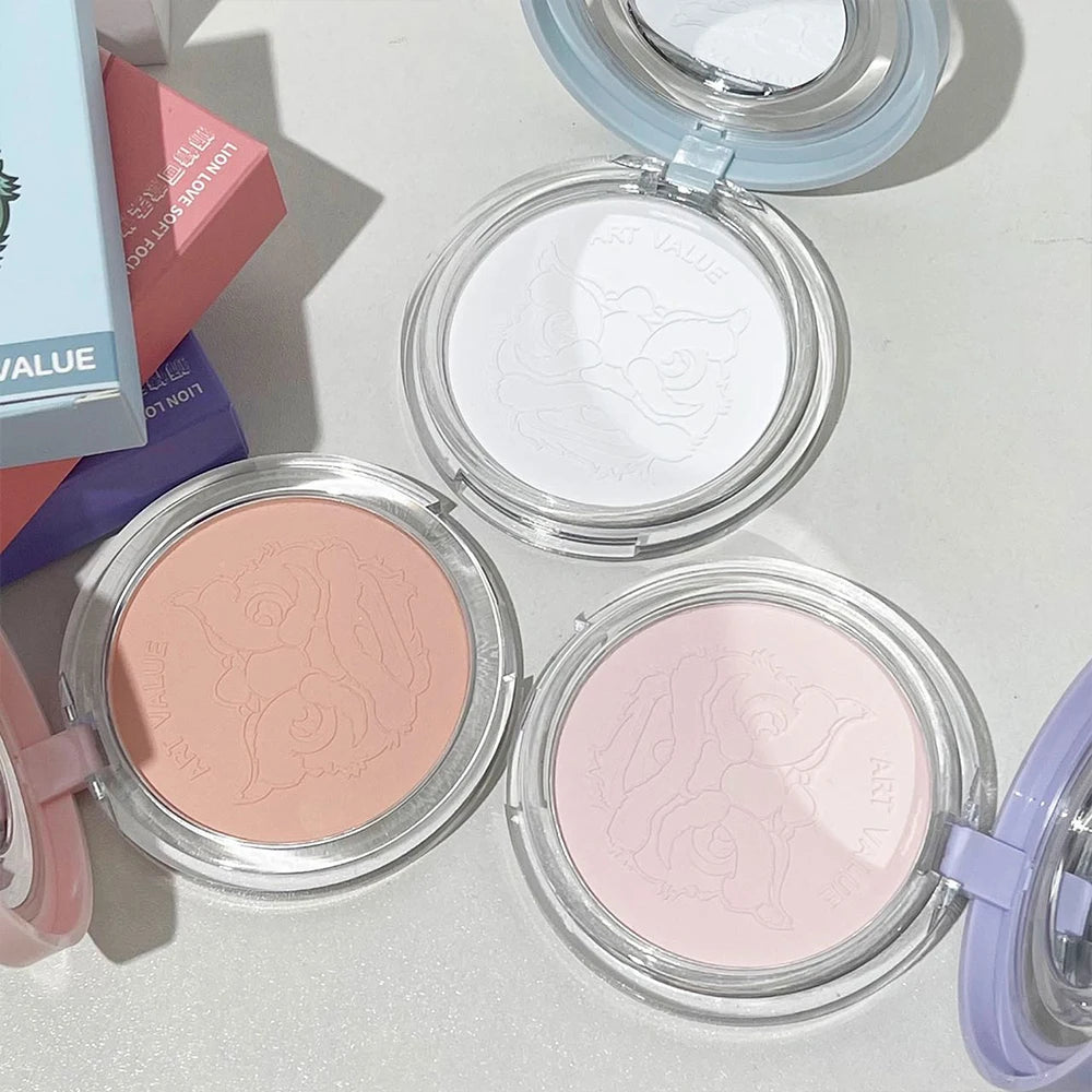 24 Hours Oil Control Makeup Powder Moisturizing Brightening Ultra-matte Press Powder Nature Waterproof Lasting Setting Powder Qme