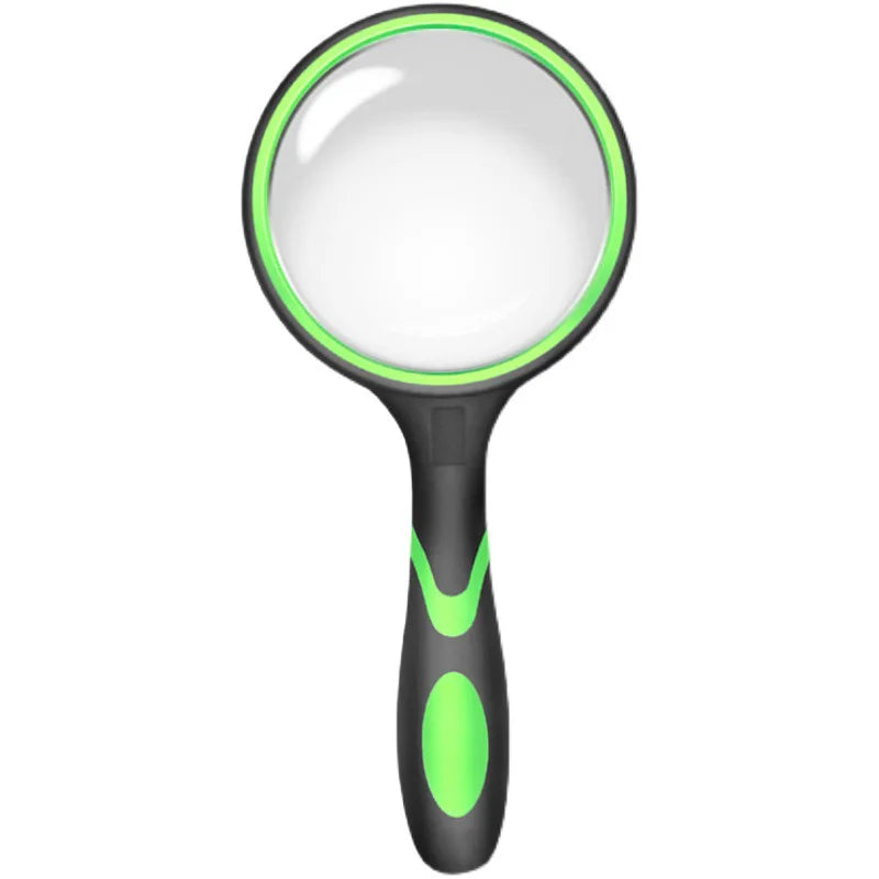 10X Magnifying Glass Kids Seniors Handheld Reading Magnifier Lens Qme