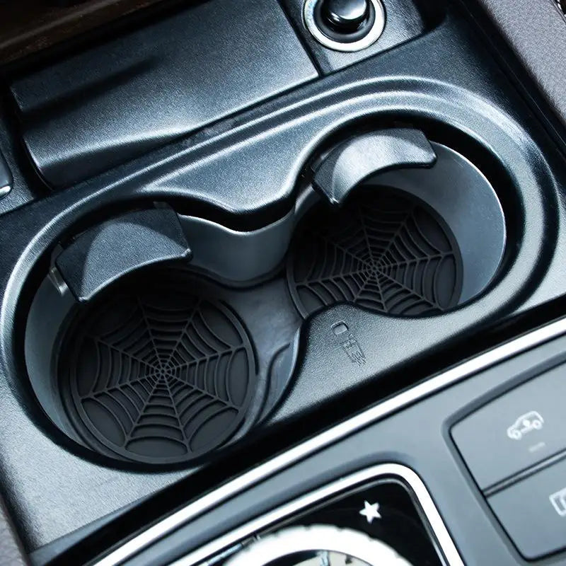 Universal Auto Cup Holder Coaster Silent Pad Anti-slip Car Stable Qme