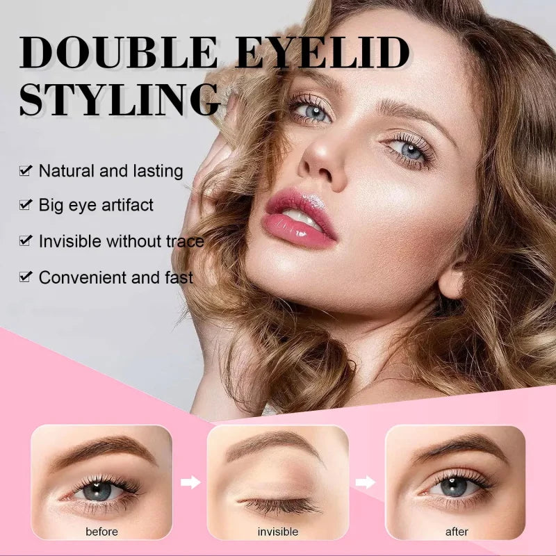 Long-acting Invisible Double Eyelid Shaping Cream Waterproof Quick-drying Magic Big Double Eyelids Styling Cream Makeup Tools Qme