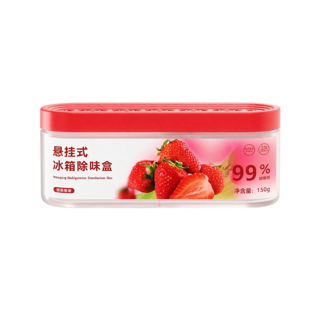 Refrigerator Deodorizing Box Antibacterial Purifying Odor-absorbing Fridge Long Lasting Air Purifier Freshening Kitchen Tool Qme Red