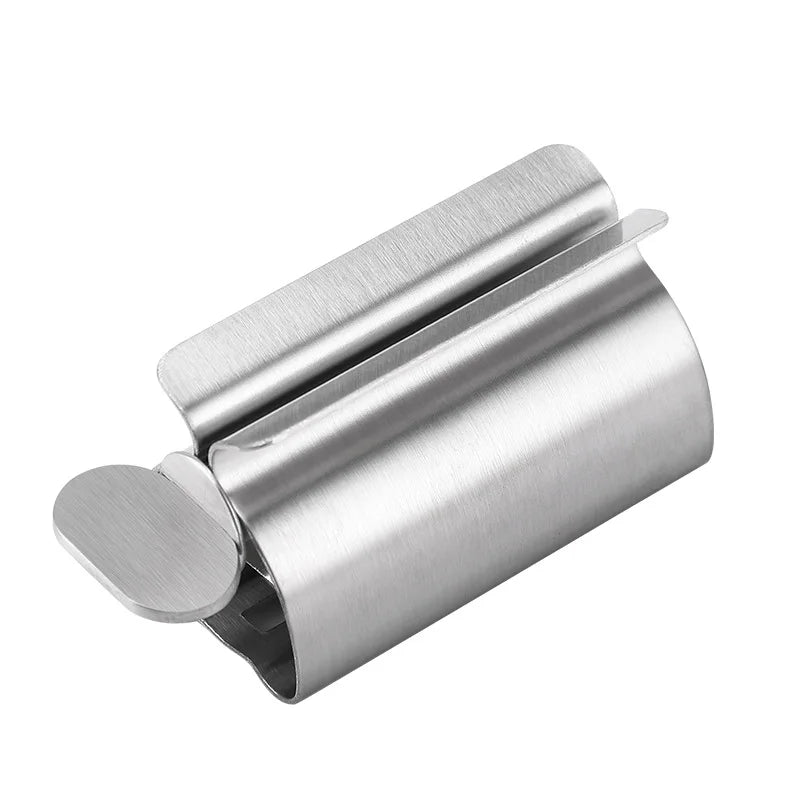 Stainless Steel Toothpaste Squeezer, Metal Tube Roller For Toothpaste, Cream, Cosmetics, Bathroom Tool Qme 1pc